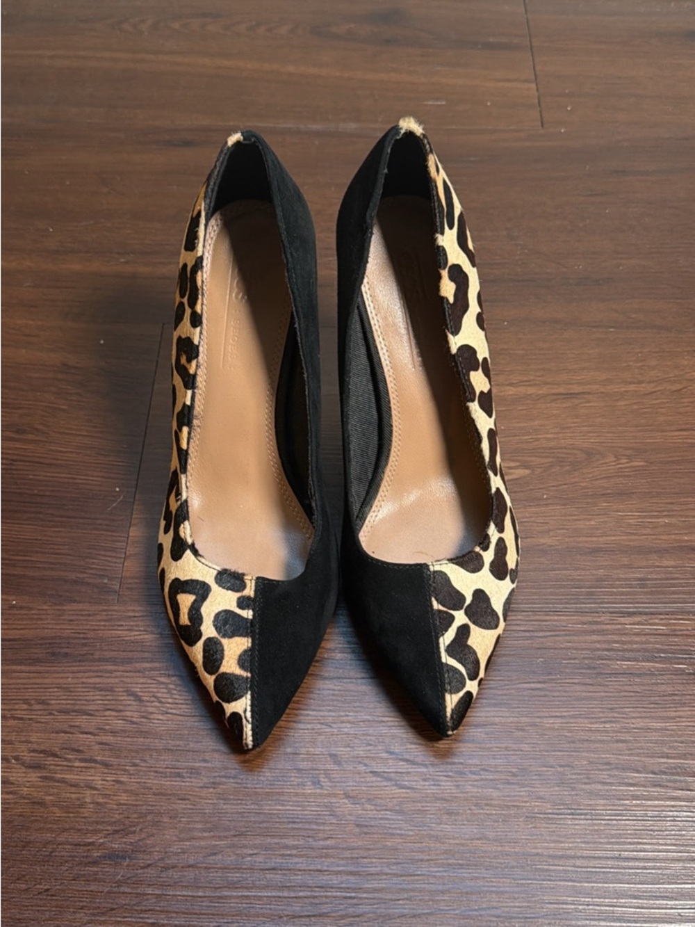 ASOS Leopard and Black Wedge Pump